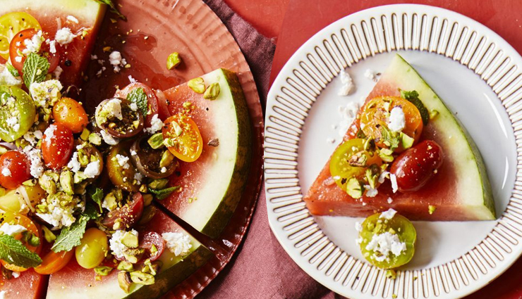 Recipe - Refreshing and Flavorful: Try this Marinated Tomato and Watermelon Wedges