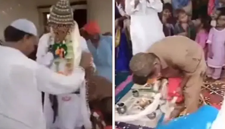 पाकिस्तान: युवक ने हिंदू रीति रिवाज के साथ बकरी संग लिए फेरे, वीडियो वायरल 