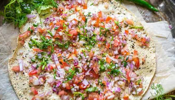 masala papad,masala papad dhaba style,easy recipes,hunger struck,food