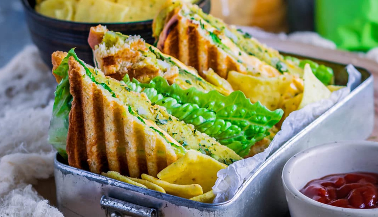 Recipe- Quick and Easy To Make Mashed Potato Cheese Sandwich