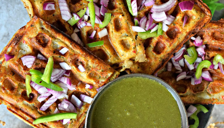 Recipe- Healthy To Eat Mashed Potato Hummus Waffles