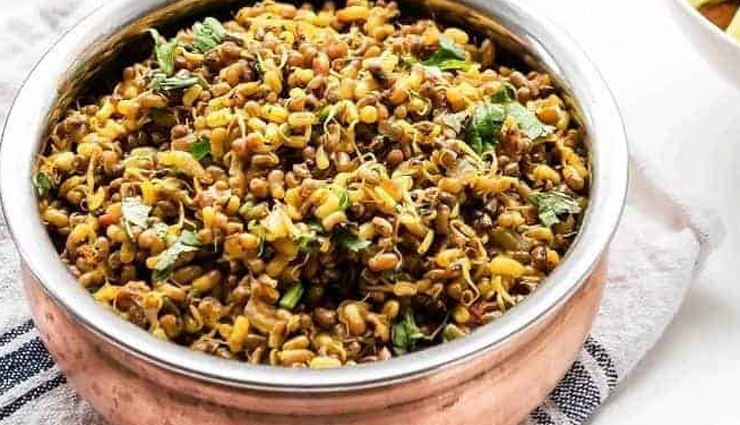 matki usal,matki usal recipe,hunger struck food,easy recipe