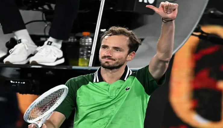 Australian Open: मेदवेदेव ने सेमीफाइनल में जगह बनाई, हर्काज़ को 5 सेटों के मैराथन मुकाबले में हराया
