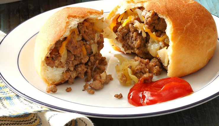 Recipe- Delicious Cheesy Meat Buns