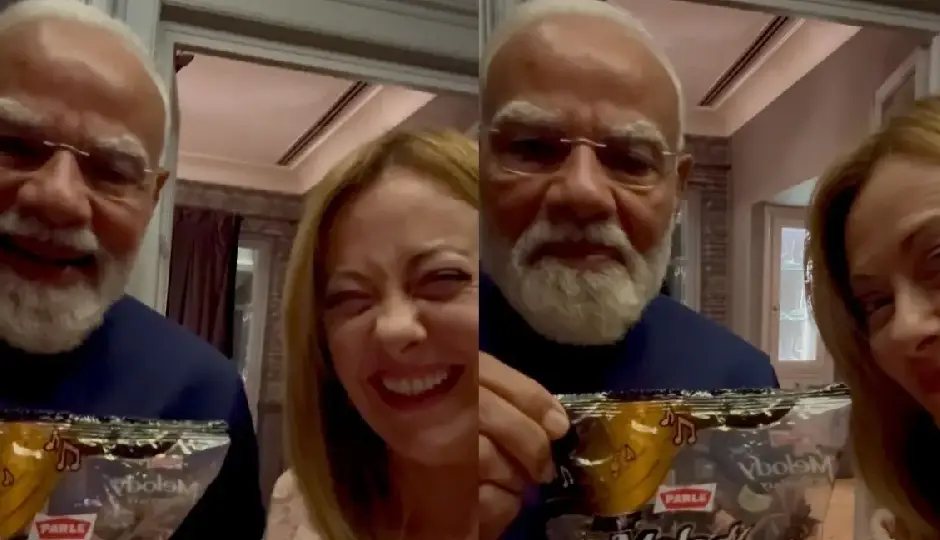 PM मोदी का इटली दौरा: मेलोनी को मिला ‘मेलोडी’ टॉफी का खास तोहफा, मुलाकात में दिखी गर्मजोशी