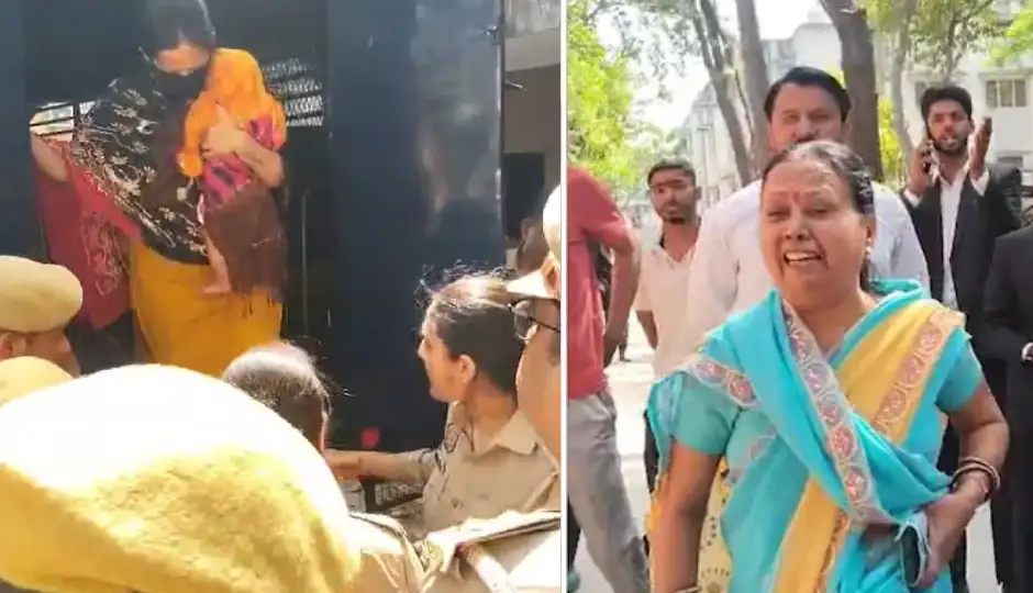 ‘50 हजार महीने देता था फिर भी मेरे बेटे को मार डाला…’ नीले ड्रम हत्याकांड में कोर्ट में फूट-फूटकर रोई सौरभ की मां, मुस्कान की पेशी के दौरान हंगामा