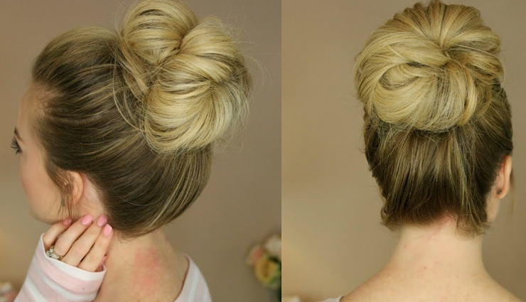 hairstyles,trending hairstyles,side braid hairstyle,side braid and loose hair hairstyle,side braid and a bun hairstyle,neat low bun hairstyle,messy bun hairstyle,messy ponytail hairstyle,beauty,beauty tips