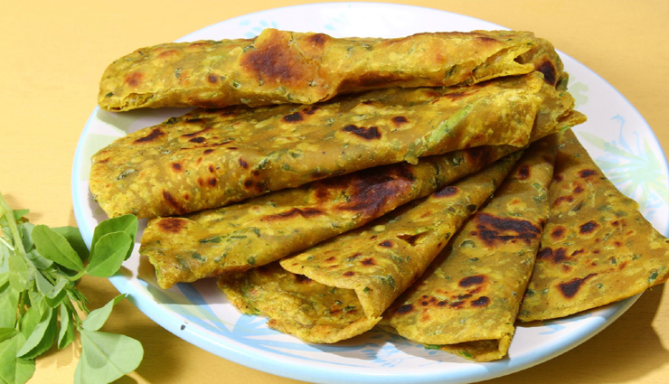 methi paratha,paratha recipe,main course recipe