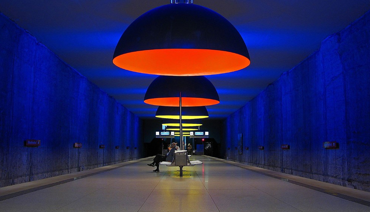 beautiful metro stations in the world,metro stations,komsomolskaya station,moscow,russia,westfriedhof station,munich,germany,slavyansky bulvar station,t-centralen station,stockholm,sweden,toledo station,naples,italy