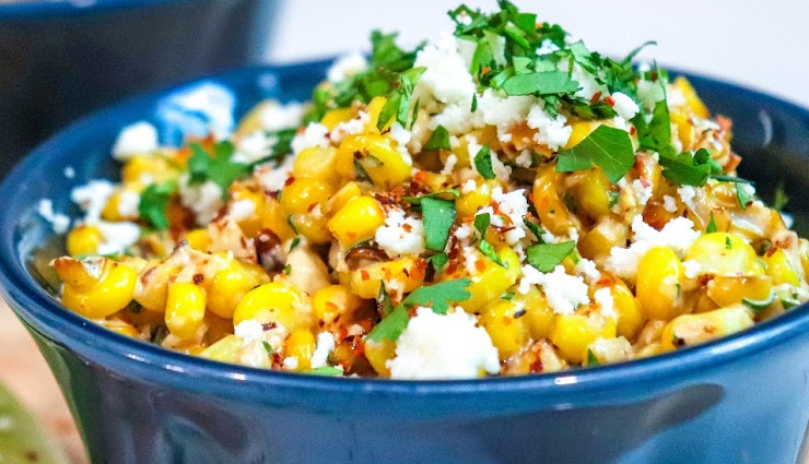 mexican street style,esquites recipe,mexican corn salad,street food,mexican cuisine,grilled corn,creamy sauce,cotija cheese,lime juice,chili powder,mexican herbs and spices,vegetarian recipe,gluten-free recipe,appetizers,snack recipe