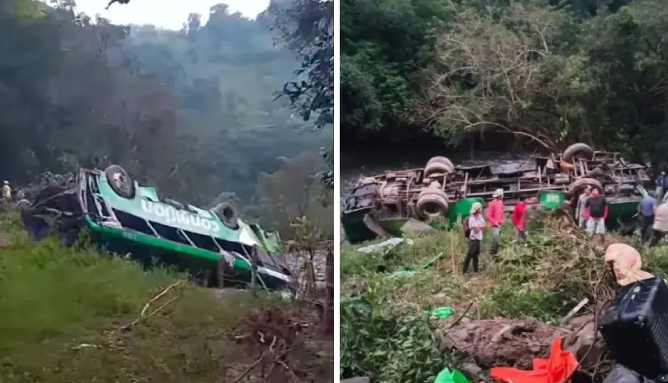 मेक्सिको में तेज रफ्तार बस पलटी, हादसे में 10 की मौत, 32 घायल