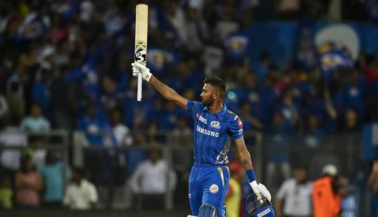 MI Vs RR : मुंबई ने दिया राजस्थान को 196 रन का मजबूत लक्ष्य, हार्दिक पांड्या की छक्कों भरी तूफानी फिफ्टी