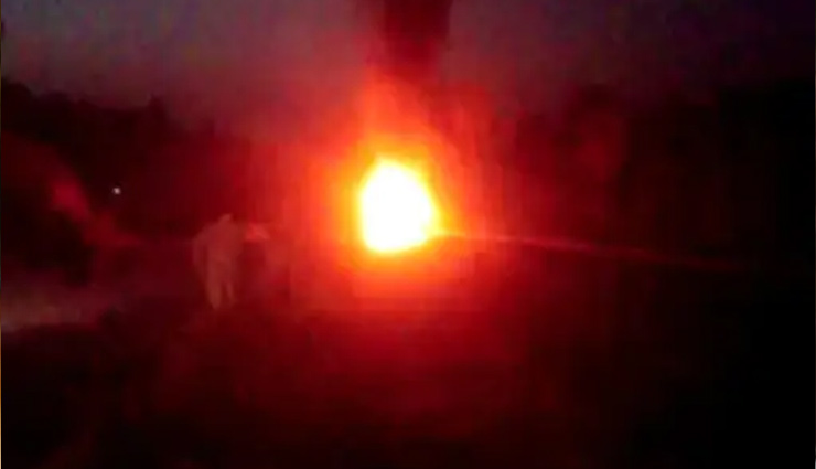 उदयपुर में गोला-बारूद से भरे सेना के ट्रक में लगी आग, 2 घंटे तक होते रहे धमाके