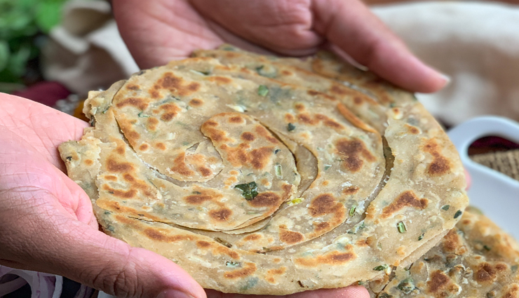 pudina lachha paratha,pudina parantha,laccha parantha,hunger struck,easy recipe,food