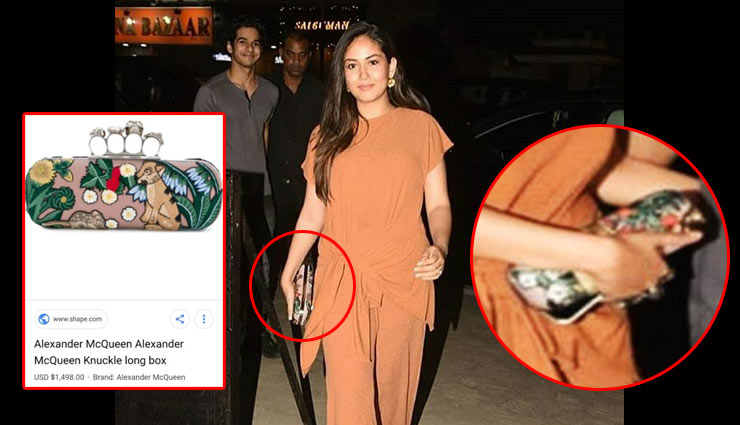 मीरा राजपूत के हाथों की रोंनक बड़ा रहा है यह क्लच, कीमत जान उड़ जायेंगे आपके होश