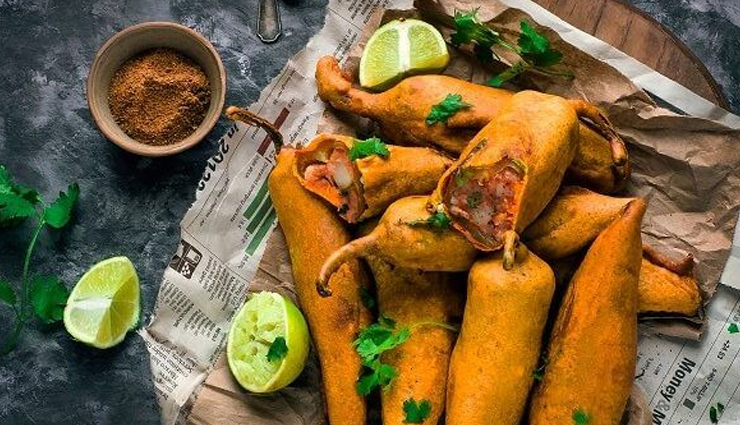 Recipe- Corn and Potato Mirchi Vada
