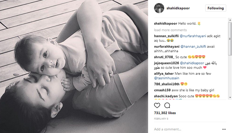 shahid and misha enjoying summer right way,shahid kapoor updates,news about shahid kapoor,shahid kapoor daughter,misha kapoor,meera rajpoot