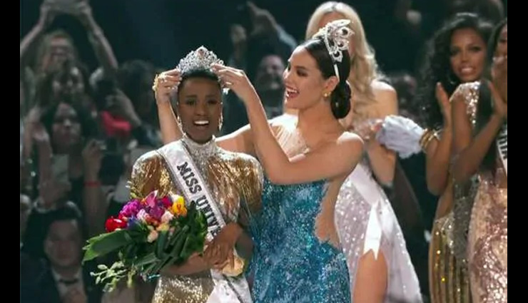 weird news in hindi,who is miss universe 2019,miss universe zozibini tunzi,indian beauty vartika singh