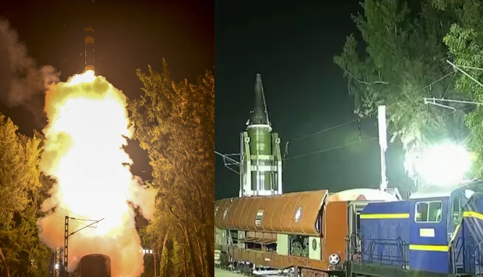 सफल परीक्षण...भारत ने ट्रेन से लॉन्च की अग्नि-प्राइम मिसाइल; Video