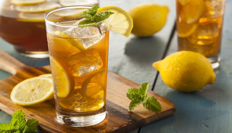 लॉकडाउन रेसिपी : मिनटों में तैयार होगी समर ड्रिंक 'मिक्‍स लेमन टी'