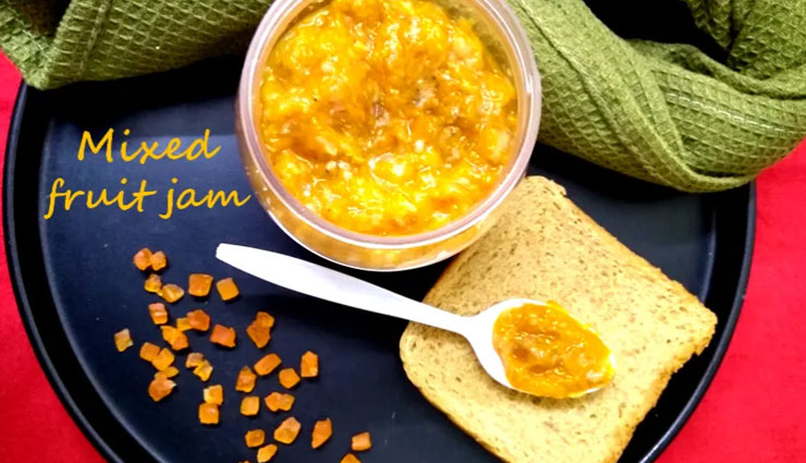 homemade mixed fruit jam,jam recipe,mixed fruit jam recipe,recipe,breakfast recipe