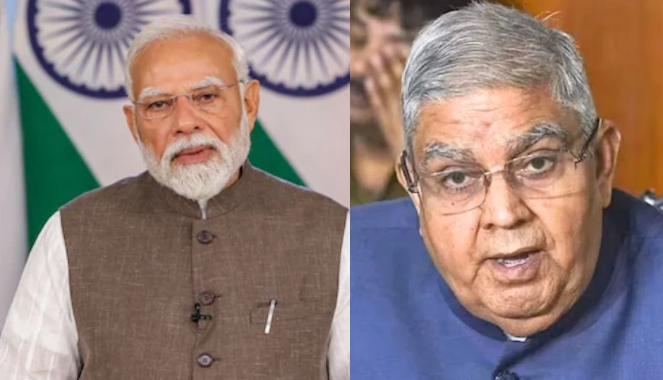 जगदीप धनखड़ के इस्तीफे पर सियासी तूफान, पीएम मोदी की प्रतिक्रिया और विपक्ष के सवालों से गरमाई राजनीति