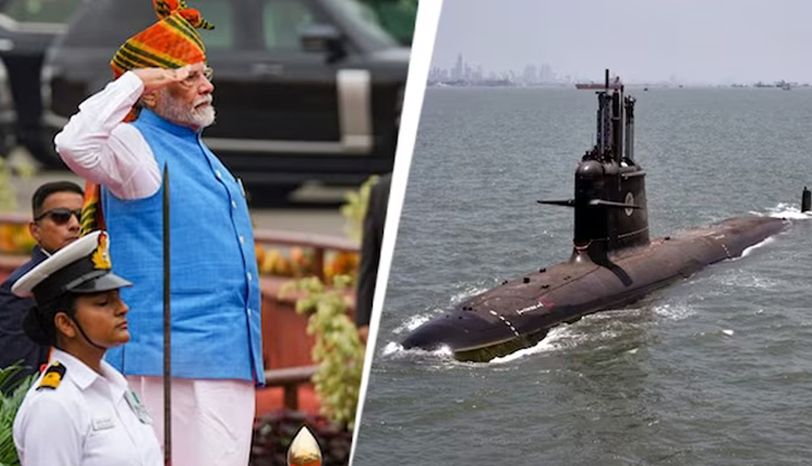 मुंबई: प्रधानमंत्री मोदी ने राष्ट्र को समर्पित किए 'हंटर-किलर' पनडुब्बी और 2 युद्धपोत

