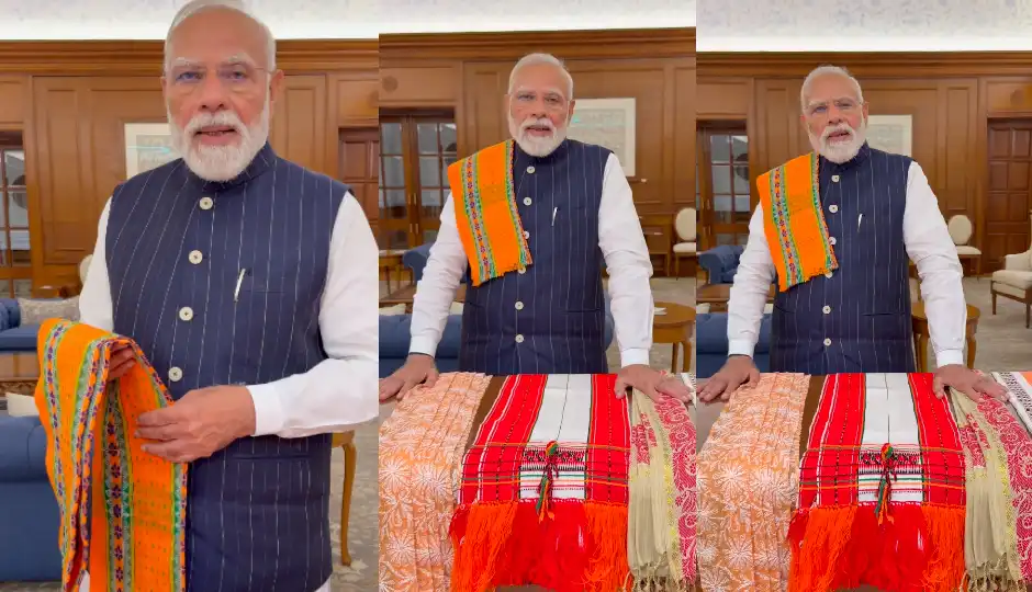 राष्ट्रीय हथकरघा दिवस पर पीएम मोदी की अपील, स्थानीय कपड़ों को अपनाएं, GRWM वीडियो करिए शेयर