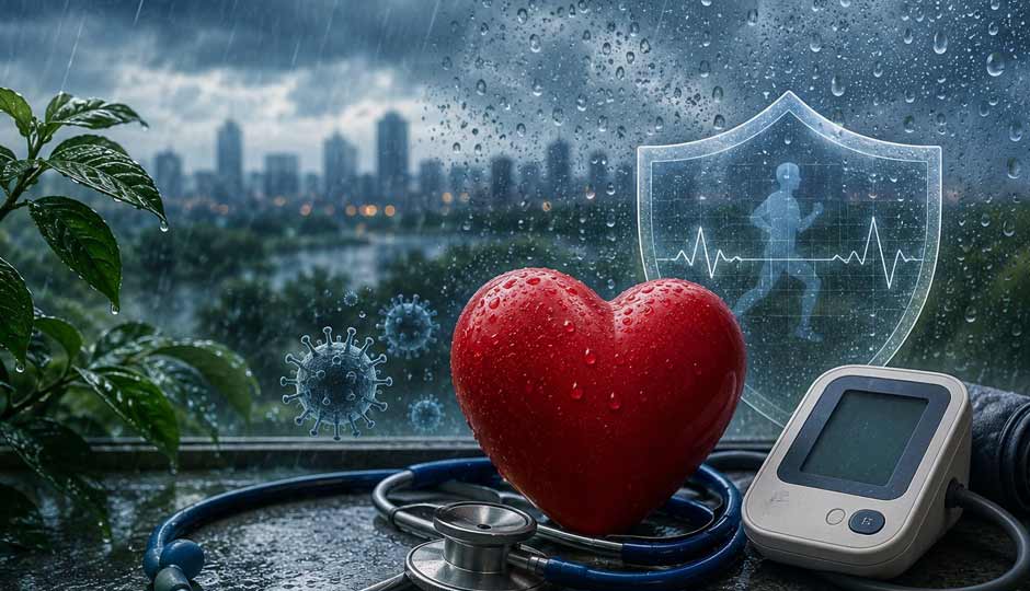 Do You Know Monsoon Put Extra Strain on Your Heart? Here is How