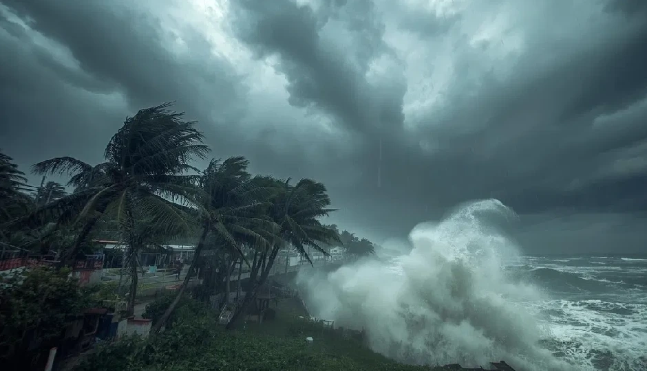 चक्रवात ‘मोंथा’ का कहर: कुछ ही घंटों में आंध्र तट से टकराएगा तूफान, ट्रेनें-फ्लाइटें रद्द, स्कूल बंद