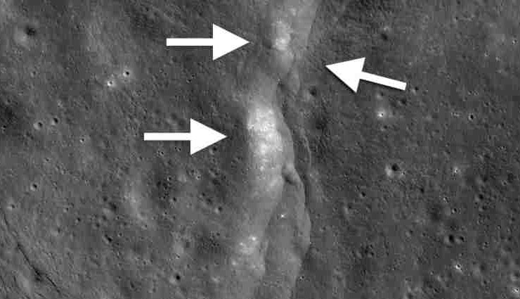 moon is shrinking,lunar quakes,nasa,lunar reconnaissance orbiter content ,सिकुड़ रहा है चंद्रमा