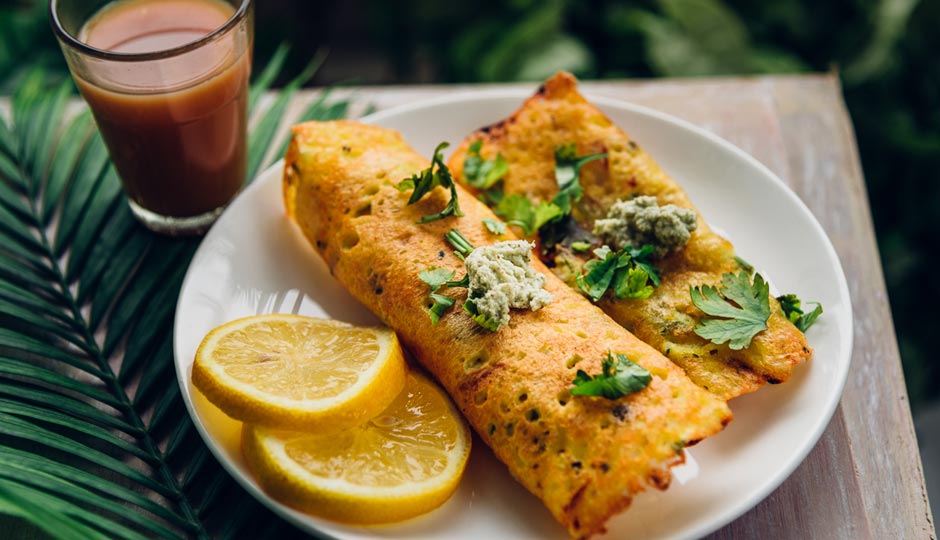 Healthy and High Protein Moong Dal Cheela