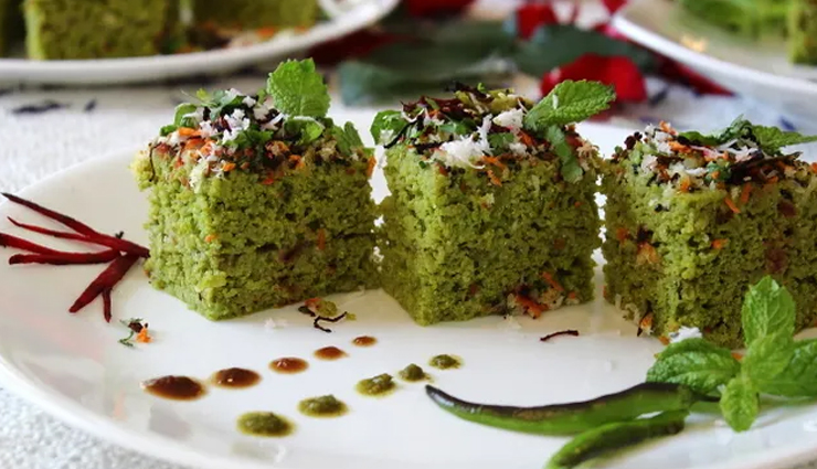 Recipe- Healthy for Breakfast Moong Dal Dhokla