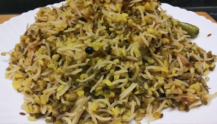 Recipe- Healthy Moong Dal Pulao