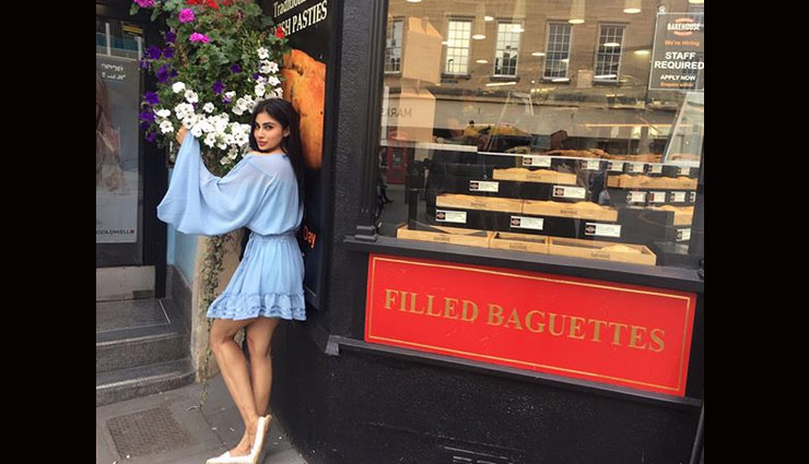 mouni roy sizzles in roman baths england,england,roman baths,latest bollywood news