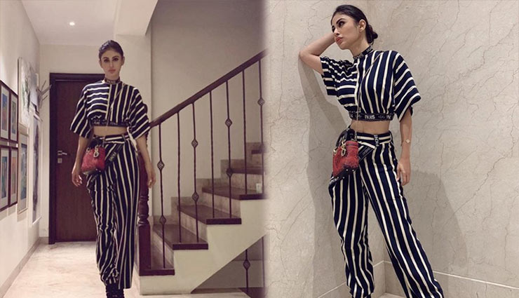 क्रॉप टॉप लुक से नजर आई 'नागिन' मौनी रॉय, तस्वीरों से नहीं हटा पाएंगे नजर