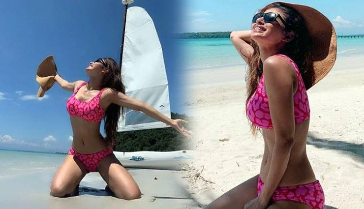 पिंक बिकिनी में दिखा मौनी रॉय का बोल्ड अंदाज, तस्वीर देख आप भी हो जायेंगे दीवाने