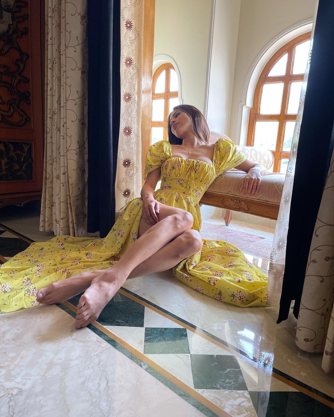 mouni roy,mouni roy photoshoot,mouni roy latest photo,mouni roy in yellow dress,mouni roy in off shoulder dress,mouni roy news,entertainment,bollywood news
