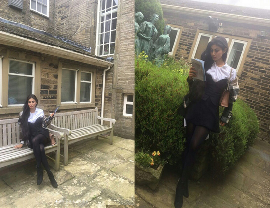 Mouni Roy Could Not Control Her Visit To Bronte Sister Place