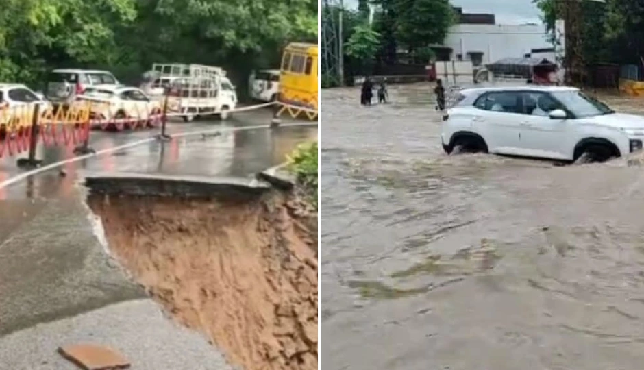 माउंट आबू में पर्यटकों की आवाजाही पर रोक, मार्ग क्षतिग्रस्त और पुल में दरारें – भारी बारिश ने बढ़ाई मुश्किलें