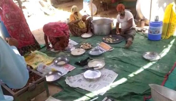 पाली : कोरोना से मौत होने के बावजूद 500 लोगों के लिए बनाए पकवान, तहसीलदार के पहुंचते ही भागने लगे लोग