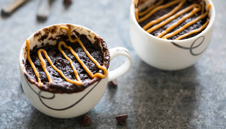 eggless chocolate mug cake,mug cake recipe,microwave recipe,quick snacks recipe,dessert recipe