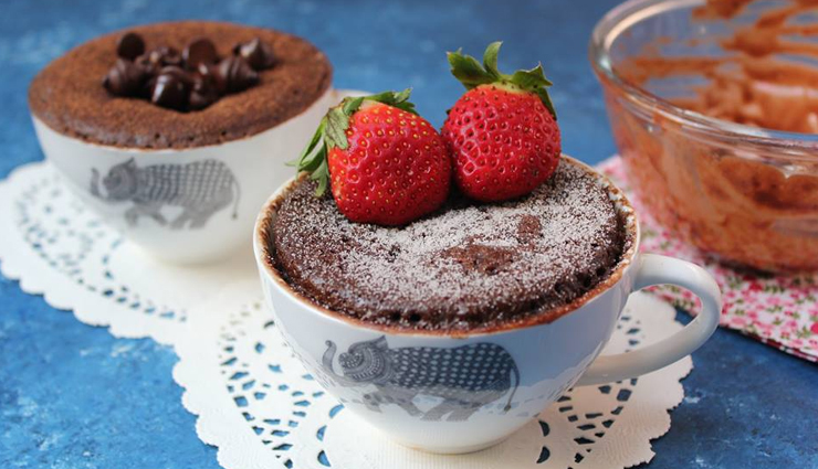 Recipe- Quick To Make Eggless Chocolate Mug Cake