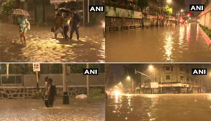 मुंबई में देर रात मूसलाधार बारिश, कई इलाकों में भरा पानी, उत्तर भारत के लिए चेतावनी जारी, बिहार-असम में अब तक 174 मरे