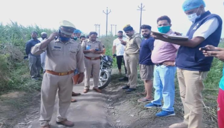 उत्तरप्रदेश : सड़क किनारे पड़ी मिली घर से बाइक लेकर निकले युवक की लाश, बंधे थे दोनों हाथ