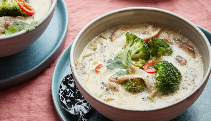 सर्दियों में करें पोषक तत्वों से भरपूर मशरूम ब्रोकली सूप का सेवन #Recipe 