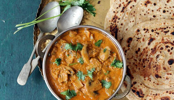 mushroom masala,recipe,dinner recipe,healthy recipe,vegan recipe