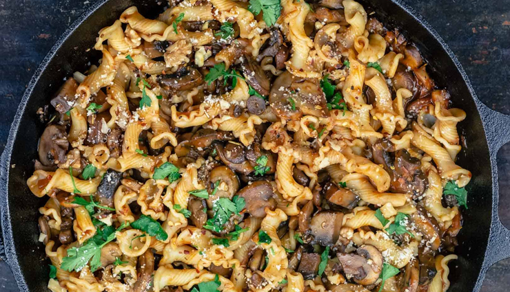 Recipe- Easy To Make Creamy Mushroom Pasta