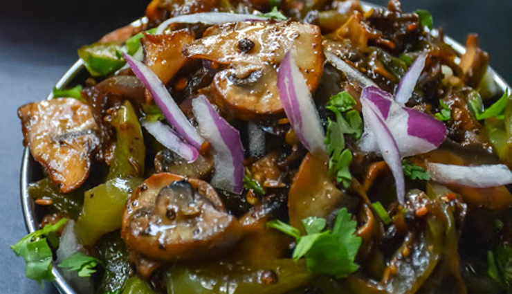 mushroom pepper fry,mushroom pepper fry recipe,mushroom recipe,pepper recipe,mushroom pepper recipe,recipe