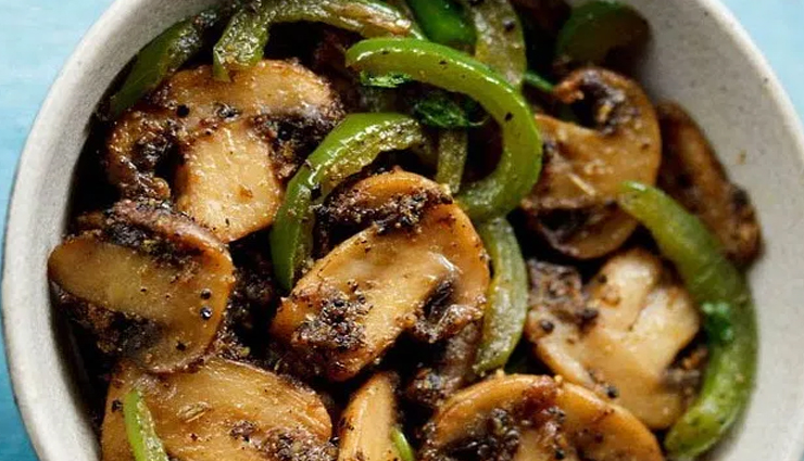 mushroom pepper fry,mushroom pepper fry recipe,hunger struck,food,easy recipe